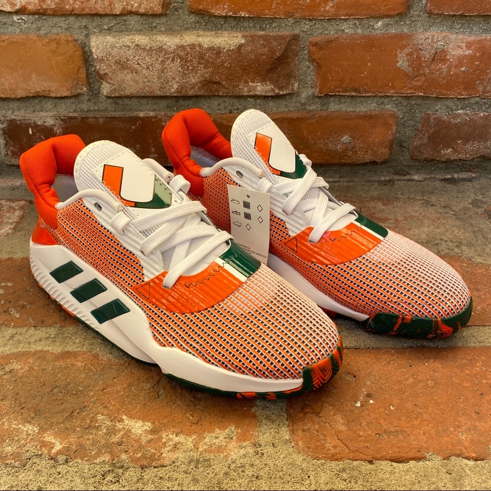 Adidas Pro Bounce Low Miami Hurricanes Basketball